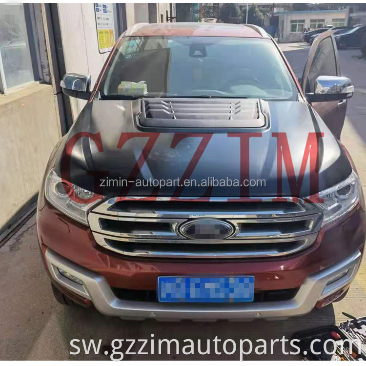 Sehemu za Gari Injini Hood Plastiki Front Hood Raptor Sinema kwa Ranger Everest 2015-2022